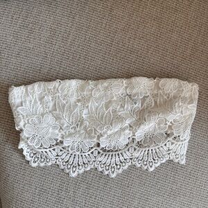 Forever 21 Ivory Lace Bandeau